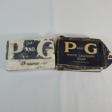 Vintage Proctor and Gamble White Naphtha Laundry Soap Bar P and G Made In USA