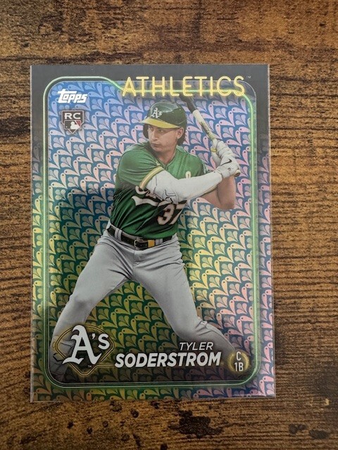 2024 Topps Series 1 - Tyler Soderstrom #244 Holiday (RC)
