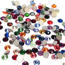 144 Swarovski crystal rhinestone flatback 2.6mm ss9 assorted mix color