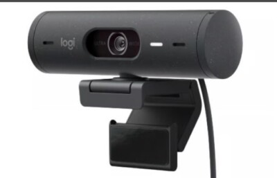 Logitech Brio 500 Full HD 1 1/4'' H x 4 5/16'' W x 1 1/4'' D Graphite Webcam