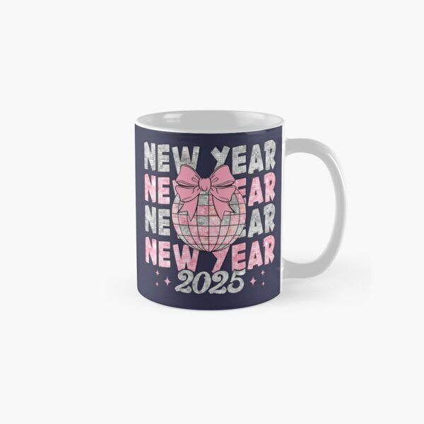 2025 New Year Classic Ceramic Mug - Perfect Family Gift