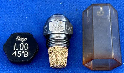 HAGO 1.00 45°B Solid GICLEUR Buse brûleur CHAUDIERE fuel fioul Mazout Danfoss