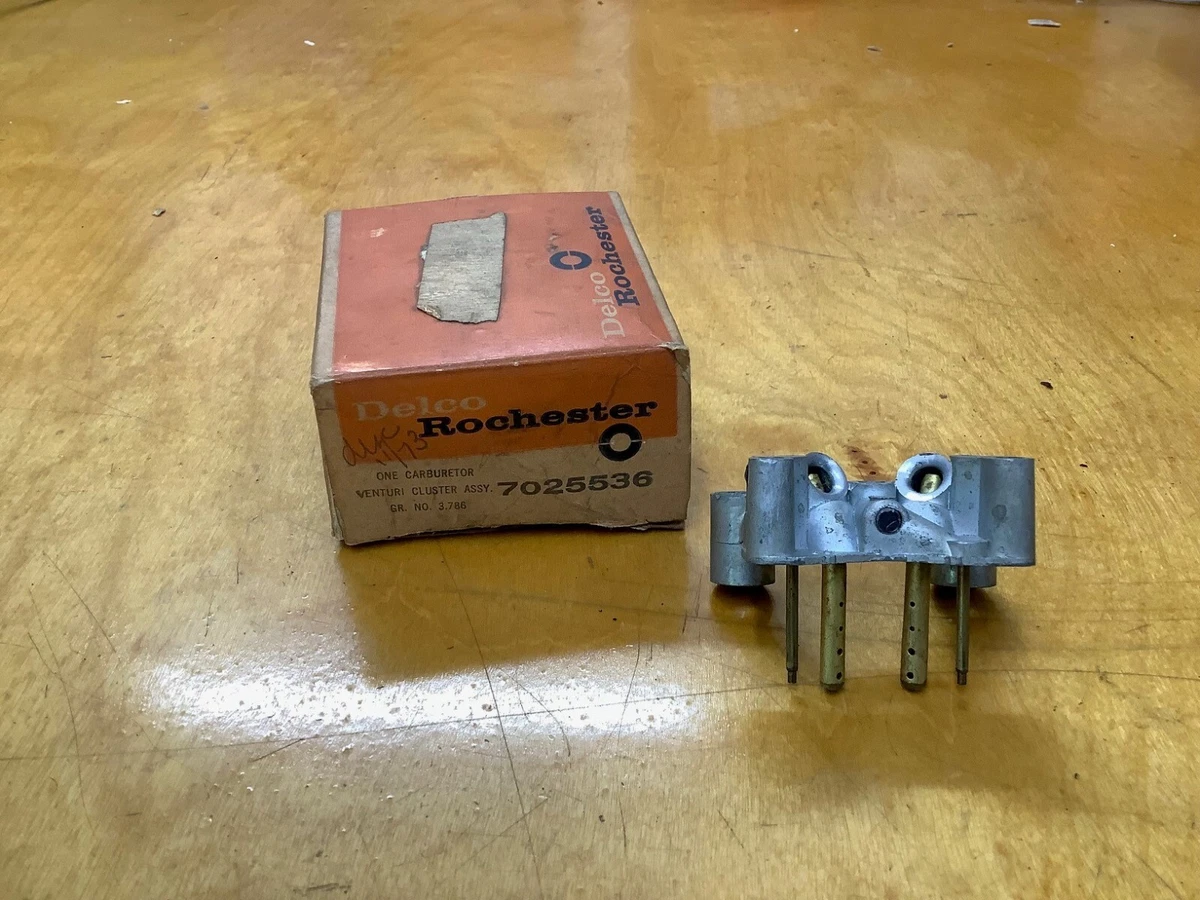 ROCHESTER# 7025536 CARBURETOR VENTURI CLUSTER; NOS OEM PART | eBay