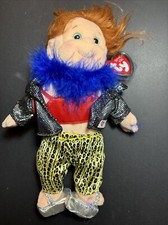 TY GINGER BEANIE BABY STUFFED PLUSH TOY RETIRED (1992) Super Diva Outfit