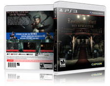 Resident Evil 1: HD Remaster Custom  PS3 Cover and Case. NO GAME  