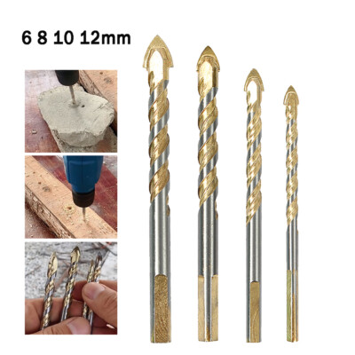 Multi-Material Tile Drill Bits for Glass Porcelain Masonry Red Brick Cement Wall