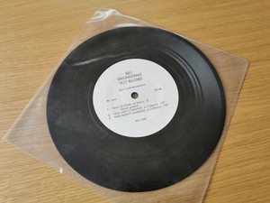 Bbc Engineering Test Record Tg1a For Emt Garrard Turntable Ebay
