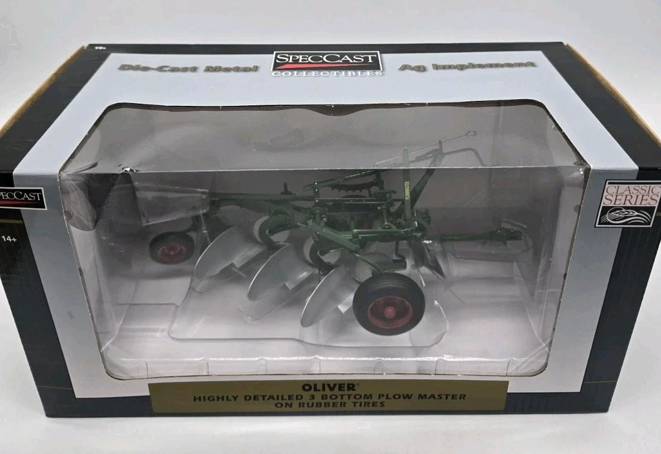 SpecCast Classic Series OLIVER Highly Detailed 3 Bottom Plow Master 1/16 NIB New - Image 3 of 4