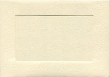 Greeting Cards & Envelopes, LARGE, 5x7", Rectangular opening, 5/pk, Ivory