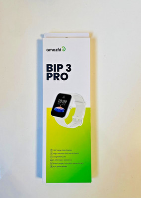 Amazfit Bip 3 Pro 44mm Beiges Uhrengehäus und Beige Silikon Beige Armband...
