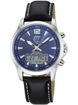 ETT Eco Tech Time EGA-11714-31L Herrenuhr Funk Solar Drive Professional Chron...