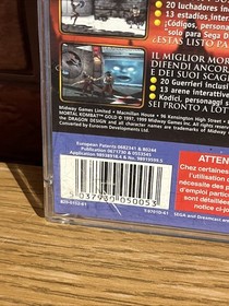 Sega Dreamcast Mortal Kombat Gold - PAL - Complete With Manual