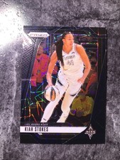 2024 Panini Prizm WNBA #122 Kiah Stokes Black Velocity Prizms #/39