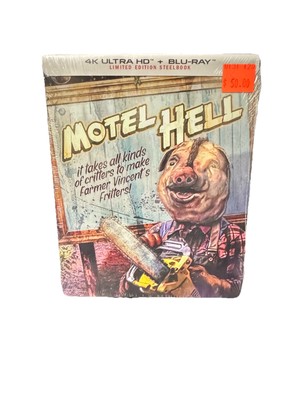 Motel Hell (4K Ultra HD + Blu-ray) Limited Edition Steelbook New