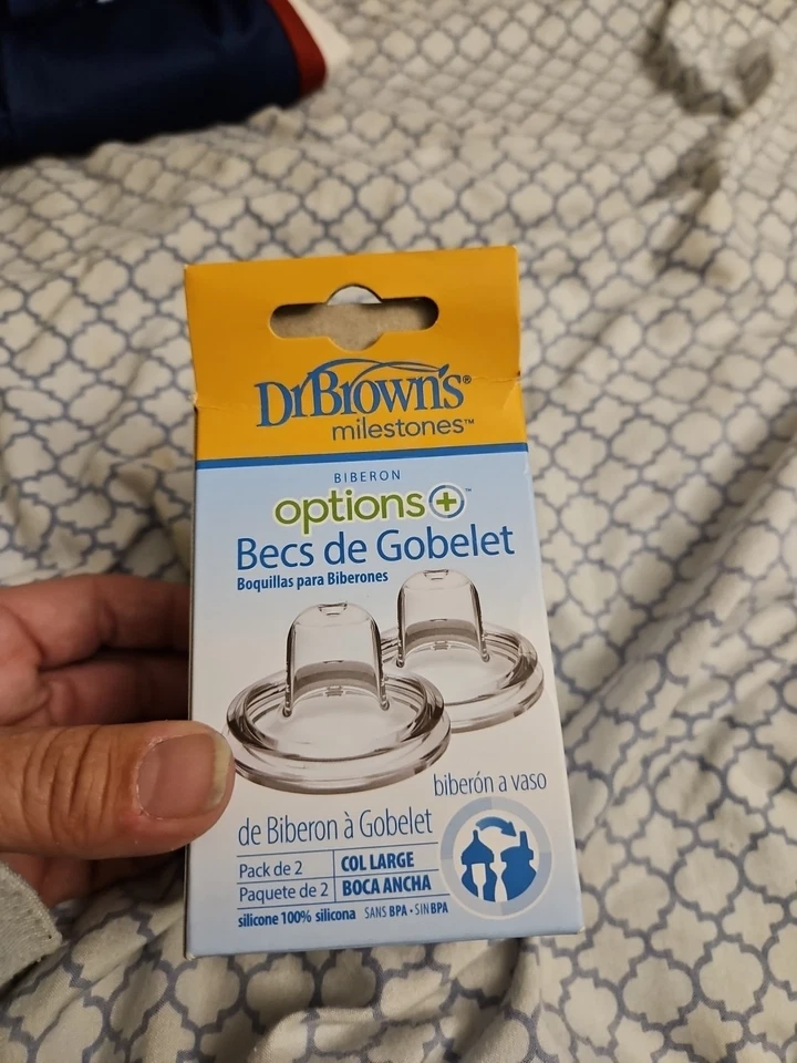 Dr. Brown's Options+ 2 unidades (paquete de 1), caño Transitions Sippy, 6 m+ T1 Foto 4 de 4