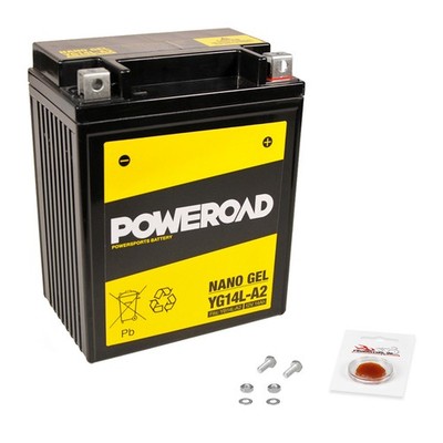 Gel-Batterie Honda CX 650 T Turbo (RC16) wartungsfrei einbaufertig (mit Pfand)