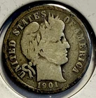 1901-P Barber Dime - (33-6)