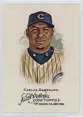 2008 Topps Allen & Ginter's Carlos Zambrano #96 2e7