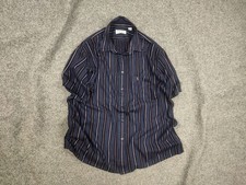 Yves Saint Laurent Vintage Striped Blue shirt with short sleeves