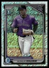 2024 Bowman Chrome 1st  Aldalay Kolokie Shimmer Refractor 