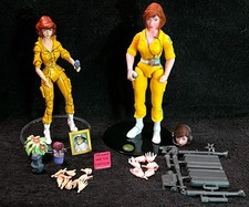 APRIL O'NEIL     CARTOON VERSION     NECA & SUPER 7     TEENAGE MUTANT NINJA TURTLES