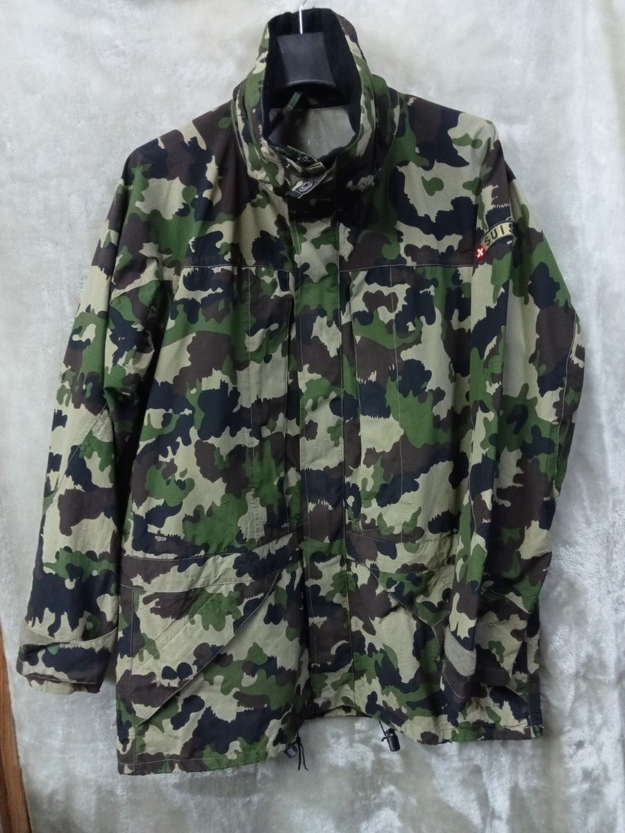 Swiss camouflage Taz 90 waterproof army jacket | eBay
