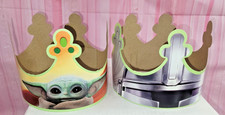 Burger King Star Wars The Mandalorian and Grogu Crown Set Hat Cardboard