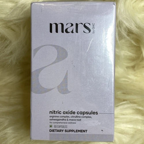 Mars by GHC-Nitric Oxide Supplement 60 Capsules. Sealed. NIB Exp:2028