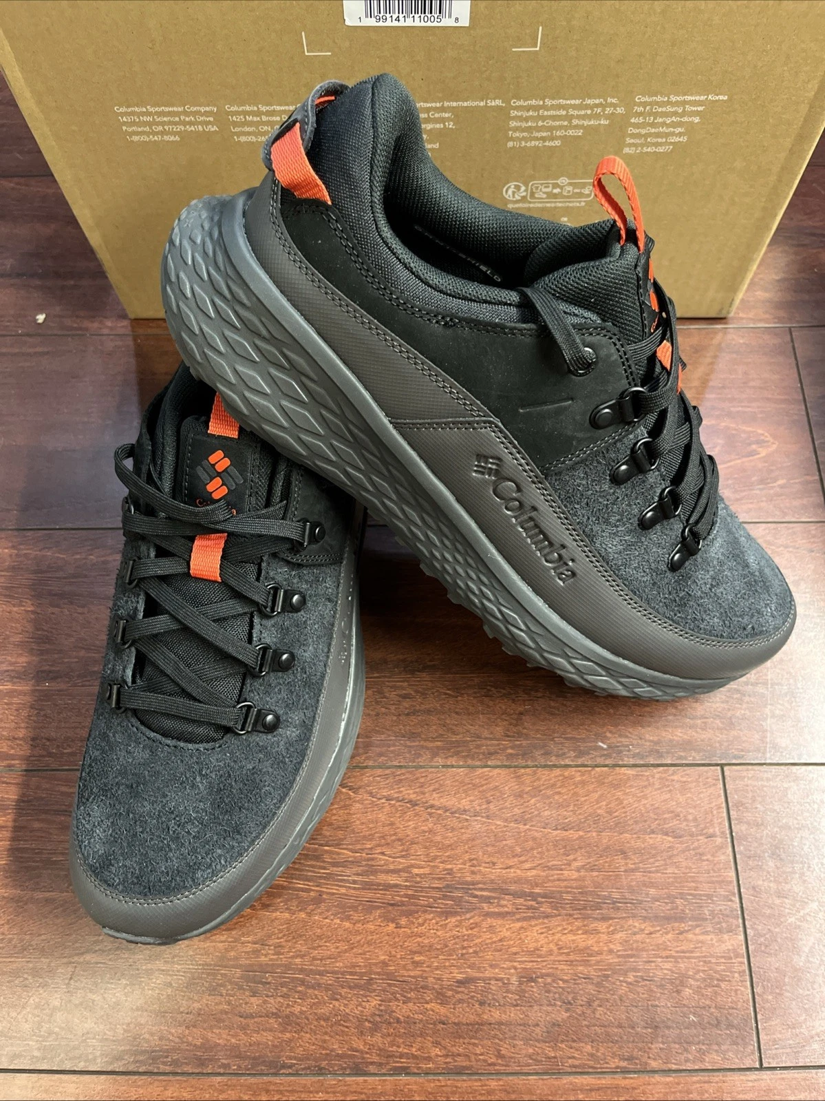 Mens 10.5 Columbia Terrastride BC Shoe Black Hiking Trail Sneaker New HALF BOX
Opens in a new window