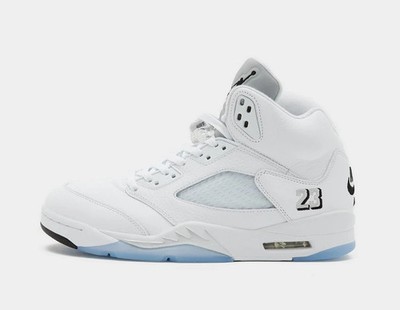 Nike Jordan Air 5 Retro OG ''White Metallic'' Herren in Weiß Schuhe