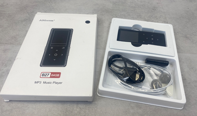 AGPTEK 64 GB MP3 Bluetooth met luidspreker, 2,4 inch groot display, MP3- speler van metaal, geluidskwaliteit, hifi-audio, MP4, sportspeler, touch-knop, FM-radio, stappenteller, 60 uur, muziekrecorder AGPTEK 64 GB MP3 Bluetooth met luidspreker, 2,4 inch groot display, MP3- speler van metaal, geluidskwaliteit, hifi-audio, MP4, sportspeler, touch-knop, FM-radio, stappenteller, 60 uur, muziekrecorder