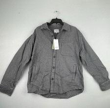 Goodfellow  Co Men  s Heavyweight Flannel Long Sleeve Shirt - MEDIUM