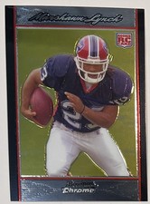 2007 Bowman Chrome Football RC Rookie #BC66 Marshawn Lynch