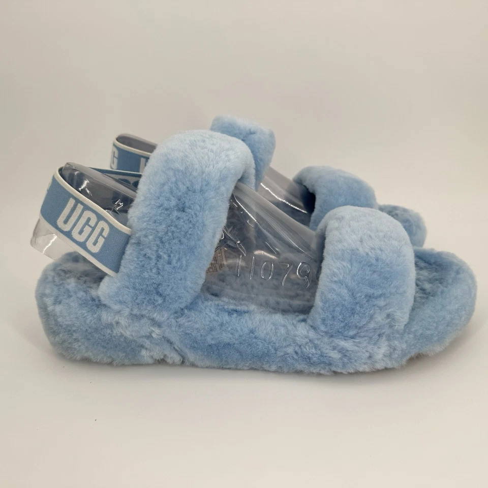 Zapatos Mujer UGG OH YEAH SLIDE TALLA 10 Zapatilla Sandalias 1107953 ACIANO Foto 2 de 4