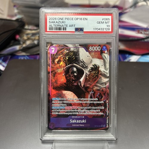 Sakazuki (Alternate Art) graded PSA 10 for sale on eBay