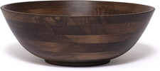 Walnut Finished 14" Salad Bowl, Large - Single Bowl 274WN 