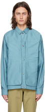 Paul Smith Pale Blue Cotton Worker Jacket (L)