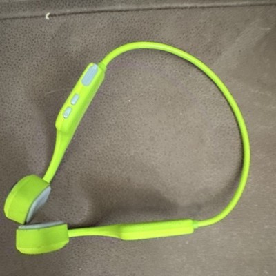 YouthWhisper Green Bluetooth Neckband Ear-Pad Headphones Double Earpieces