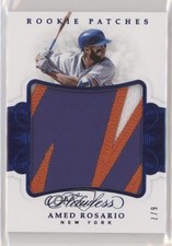 2018 Panini Flawless Rookie Patch Sapphire 6/7 Amed Rosario #RP-AR Patch 2l4