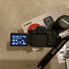 Canon EOS 600D 18.0MP Digital SLR Camera - Black (Kit w/ EF-S 18-55mm IS 