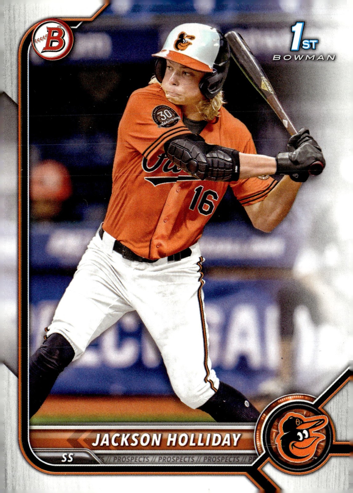 2022 Bowman Draft #BD-168 Jackson Holliday