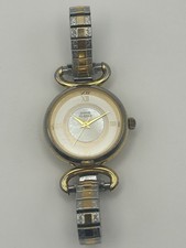 Vintage Anne Klein II Women's Watch  Gold Silver Bracelet WR