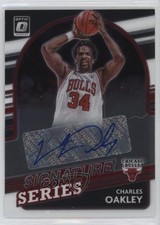 2021-22 Panini Donruss Optic Signature Series Charles Oakley #SS-CHO Auto 14ma