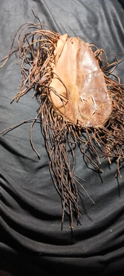 **令人惊叹的古董美国天然手工药包非常好旧HTF!!* — 第 2/4 张图片