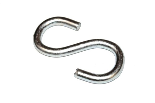 Faithfull Steel S Hooks BZP 3mm 4mm 5mm 6mm Hanging Basket Fixing - Picture 3 of 3