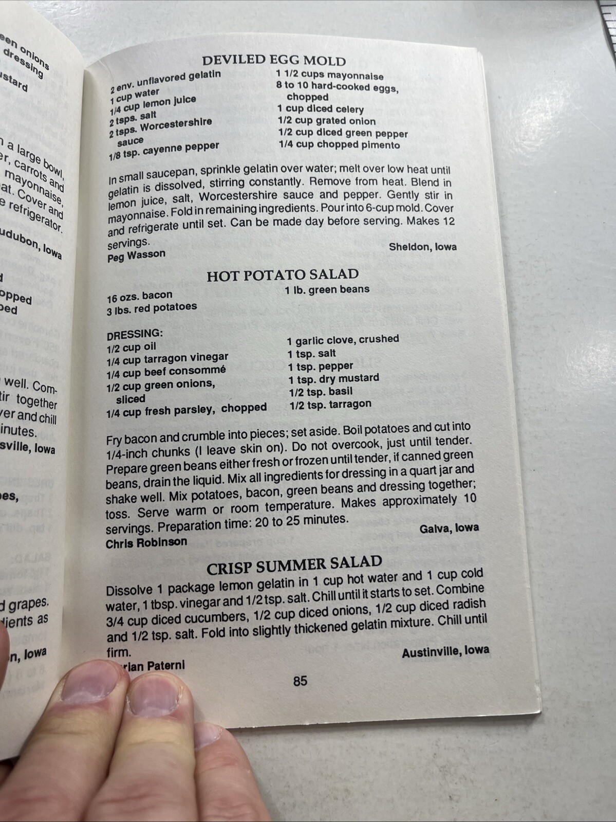 Iowa Holiday Cookbook Christmas ethnic Dutch Letters St. Nicholas cookie Vintage