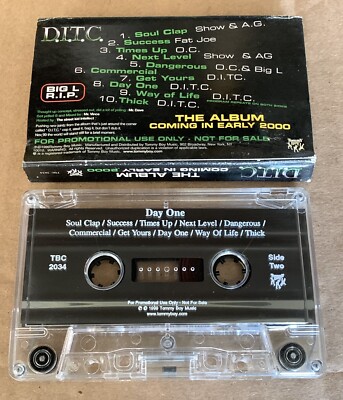 D.I.T.C. The Album Promo CASSETTE Tape DJ PREMIER BIG L FAT JOE