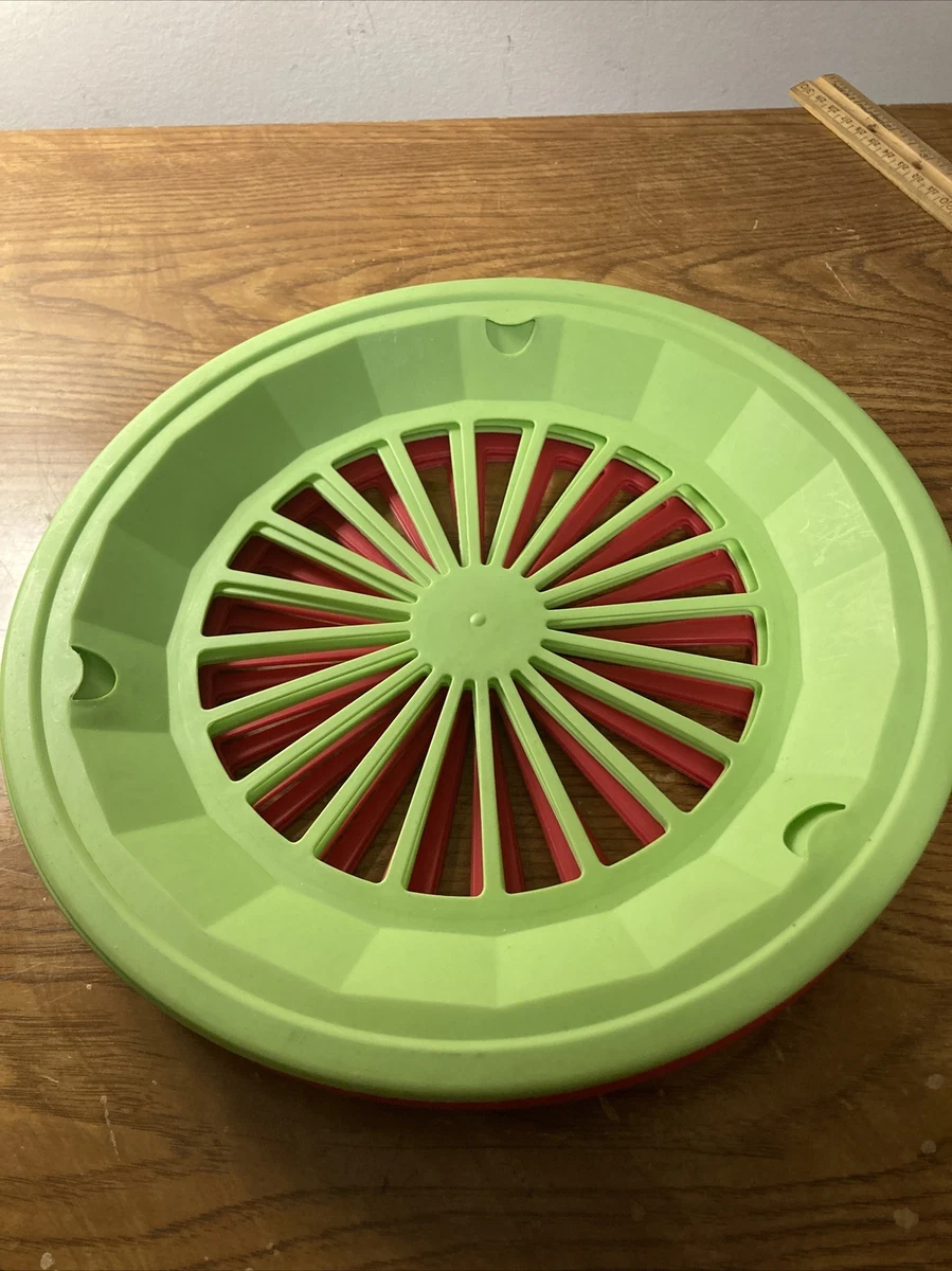 plastic paper plate holders set of 7 Green And Red Christmas eBay