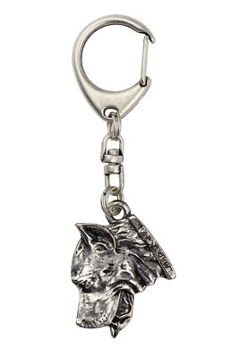 Presa Canario, Dogo Canario, Canary Mastiff I - Silver-plated key ring ...