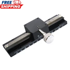 X Axis Displacement Platform Trimming Dovetail Slide Table Manual Sliding Stage